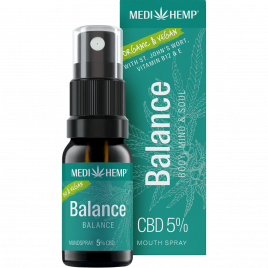 Organic mouth spray Balance 5% CBD