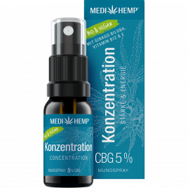 Spray oral de concentration bio 5% CBG