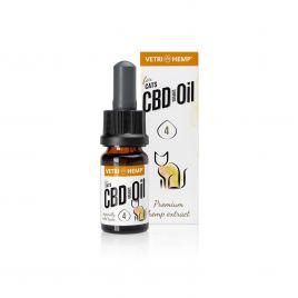 Olio di CBD Bio 4% per gatti, 10 ml