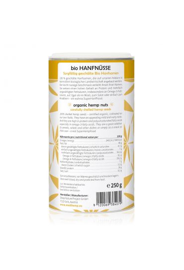 Bio Hanfnüsse 250g