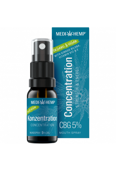 Organic mouth spray Concentration 5% CBG