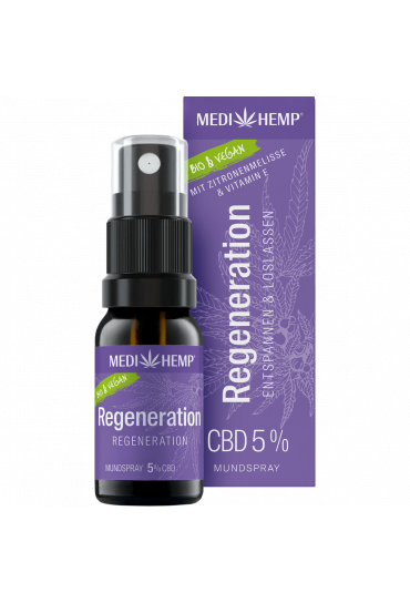 Spray oral régénérant bio 5% CBD