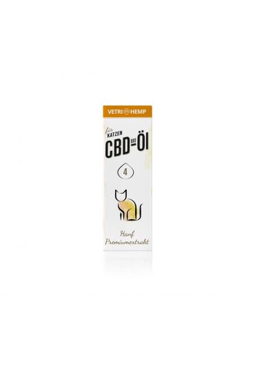 Bio CBD-Öl 4% für Katzen, 10ml