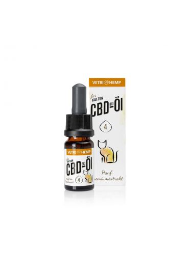 Bio CBD-Öl 4% für Katzen, 10ml