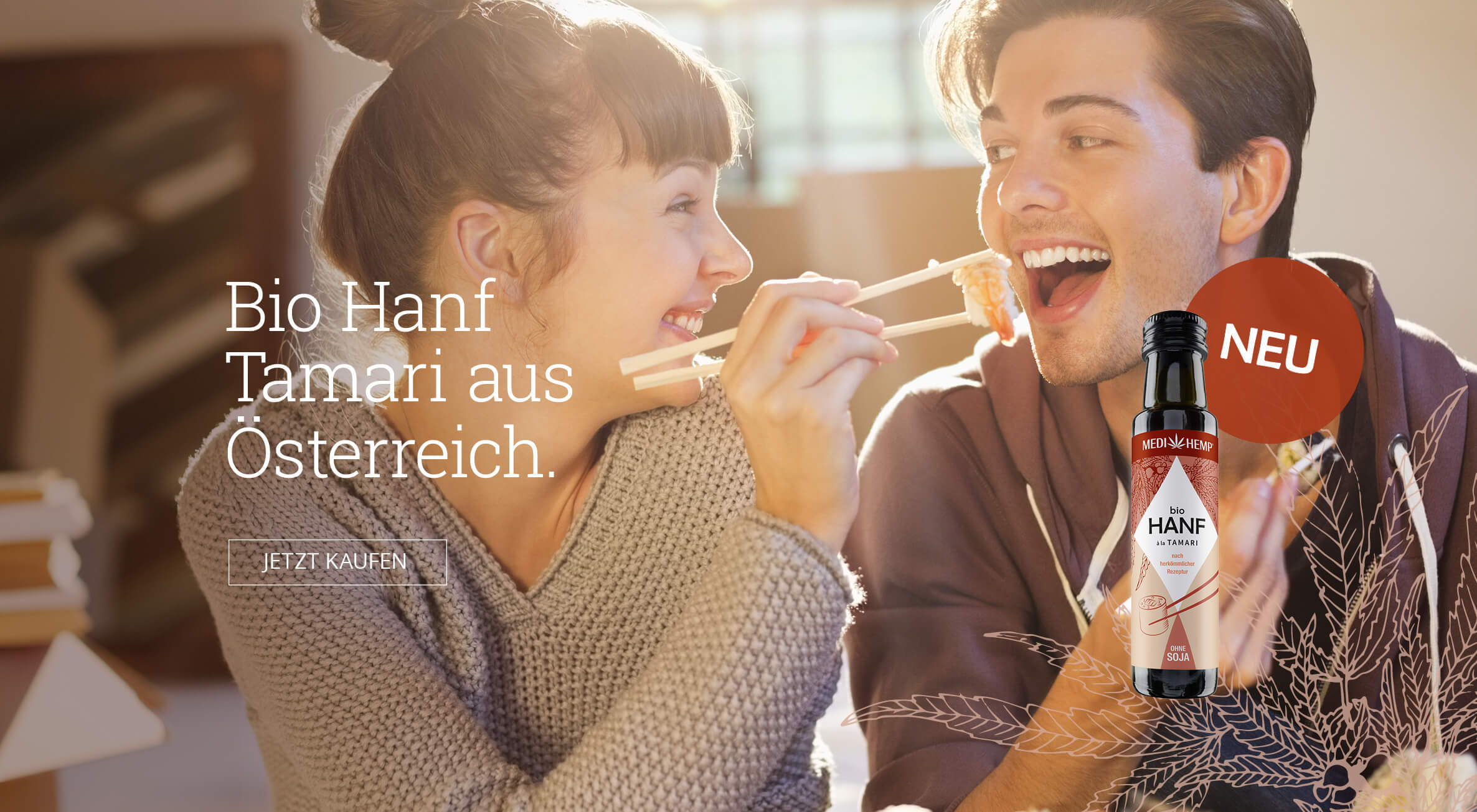 Jetzt NEU die Würzsauce - Bio Hanf Tamari