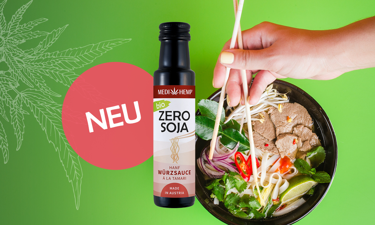Jetzt NEU die Würzsauce - Bio Zero Soja
