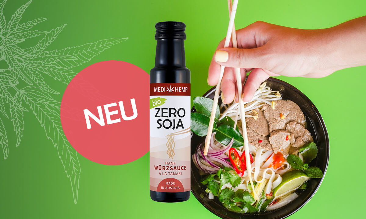 MEDIHEMP Bio Zero Soja Hanf-Würzsauce