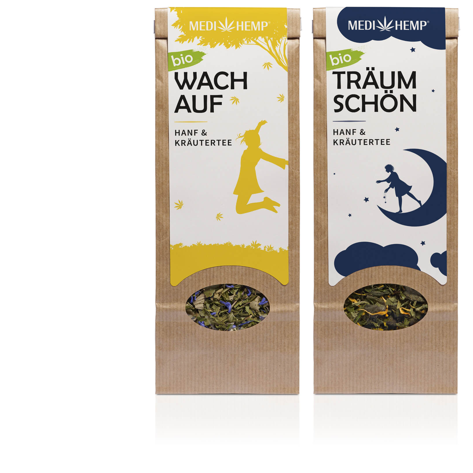 Bio Hanf-Kräuterteemischungen