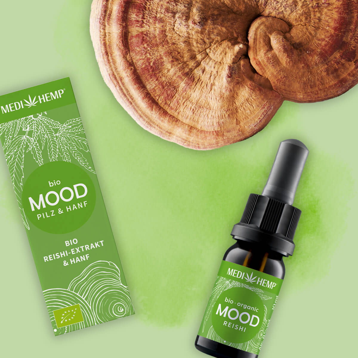 Bio Mood Reishi-Extrakt & Hanf