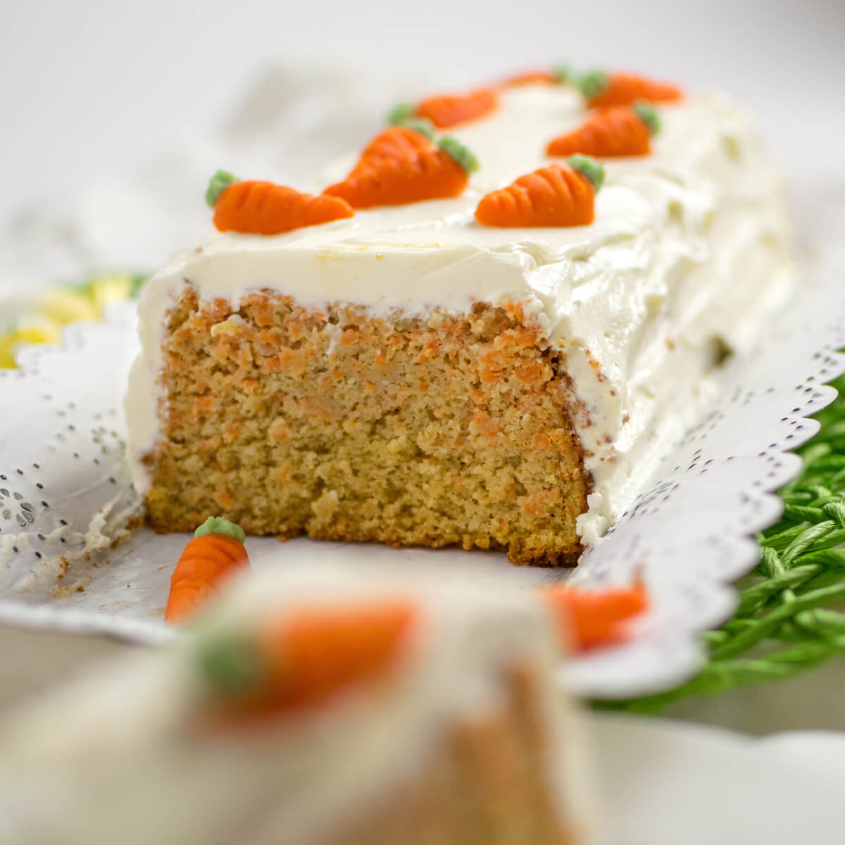 Karottenkuchen mit Hanfnüssen