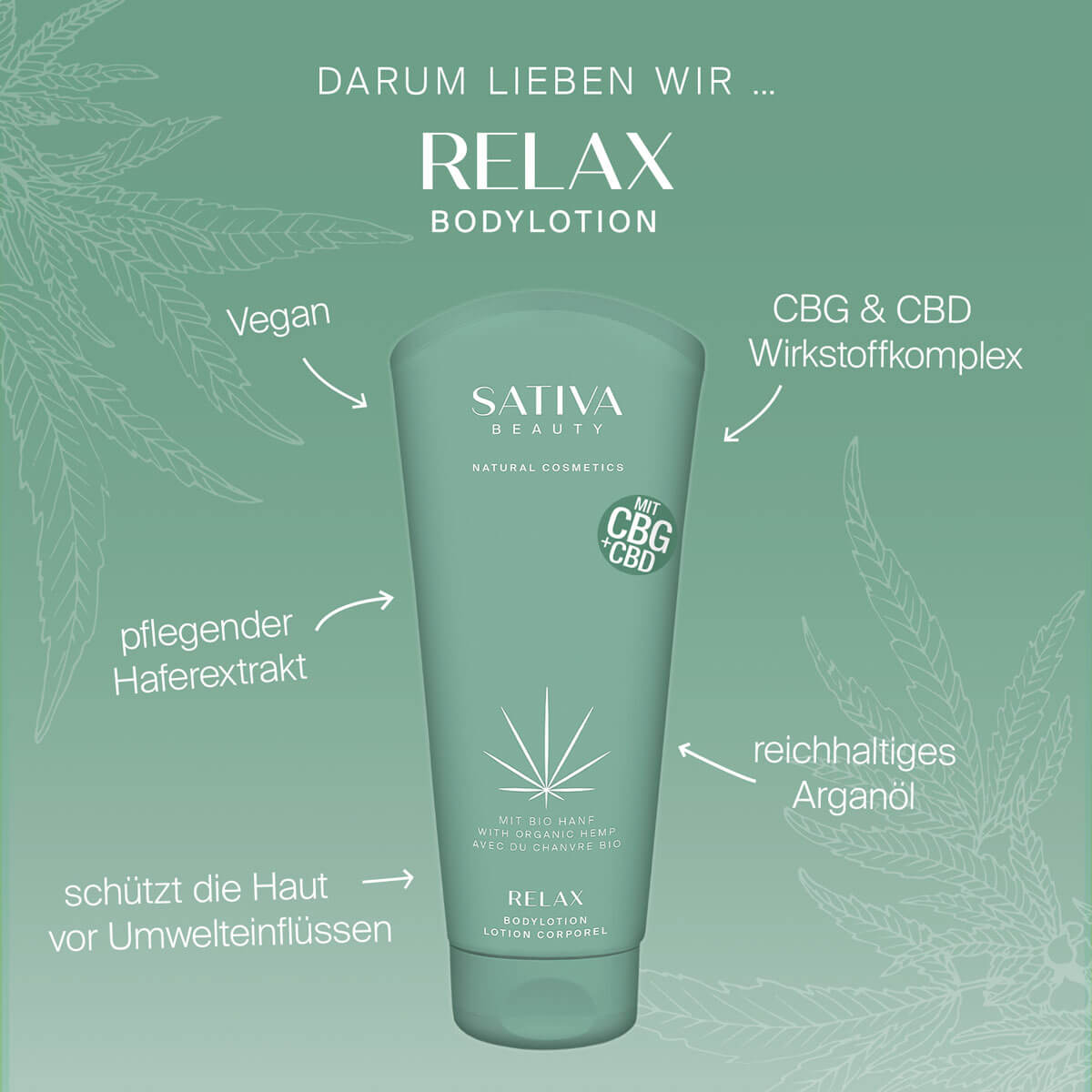 SATIVA BEAUTY RELAX Bodylotion